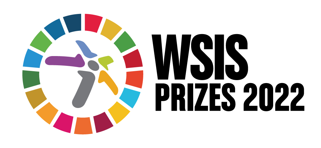 Logo with "WSIS Prizes 2022" text