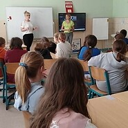 children in the classroom