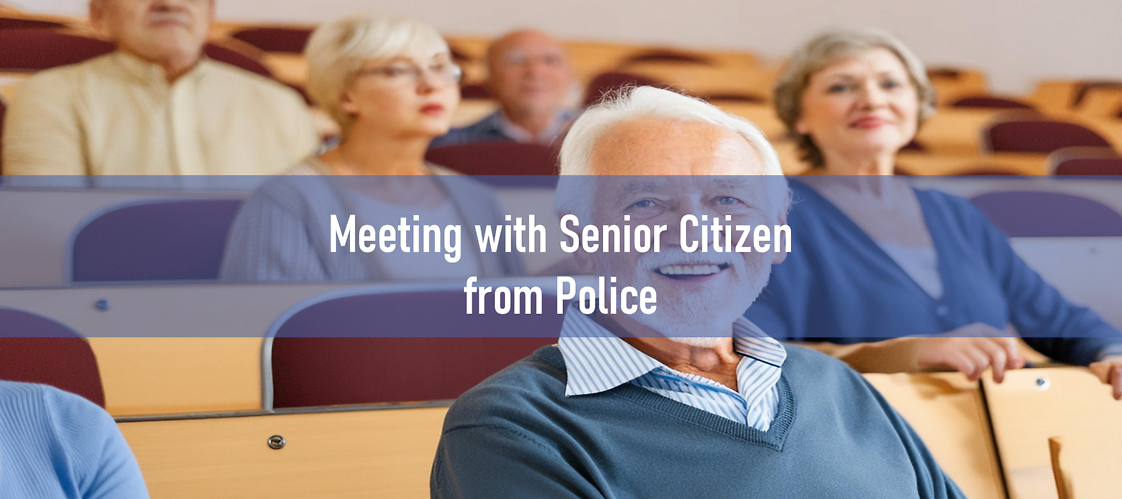 Meeting With Senior Citizens From Police