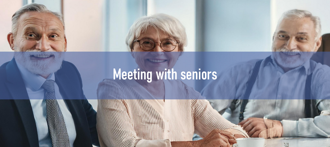 Meeting with seniors