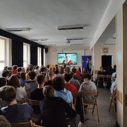 Meeting with students in Kraśnik