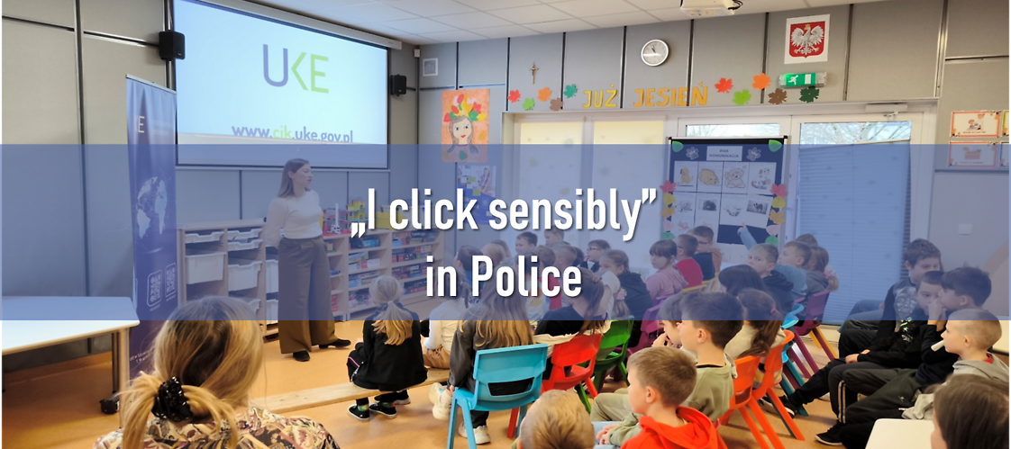 "I click sensibly" in Police