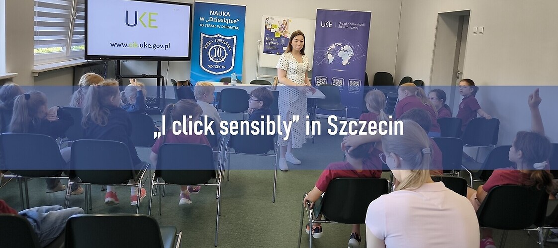 “I click sensibly” at Primary School No. 10 in Szczecin