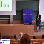 Milena Górecka podczas prezentacji