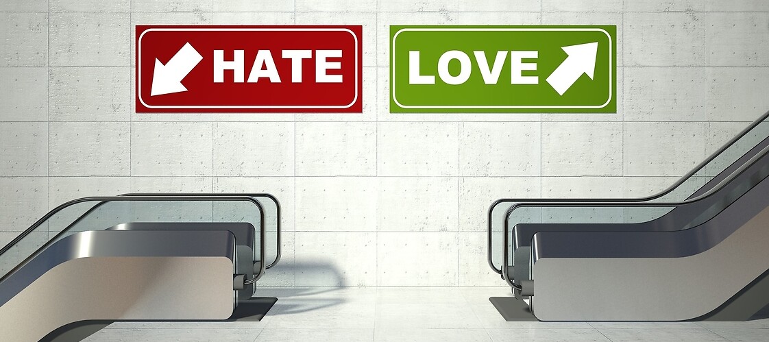 hate vs love