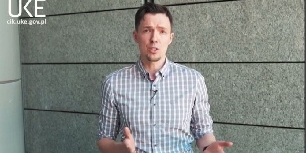 Ekspert UKE podczas nagrania