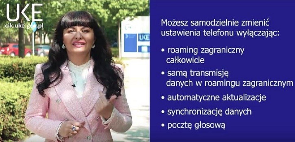 Ekspert UKE podczas nagrania