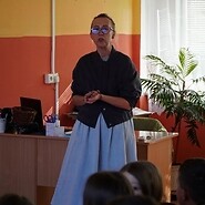 ekspertka UKE podczas wykładu