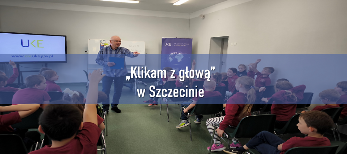 „Klikam z głową” w Szkole Podstawowej nr 10 im. Leonida Teligi w Szczecinie