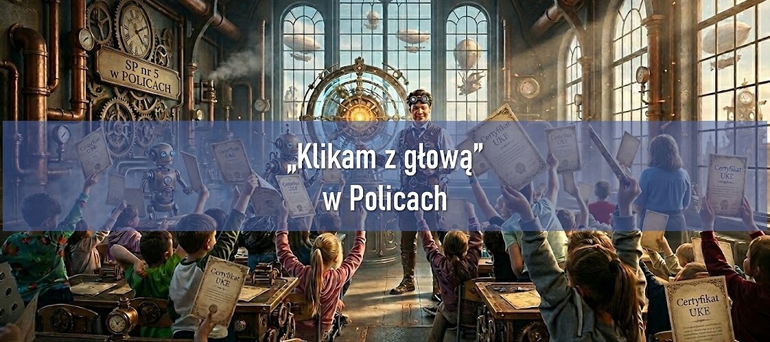 "Klikam z głowa" w Policach