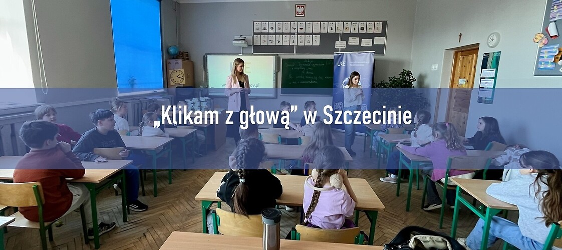 "Klikam z głową" w Szkole Podstawowej nr 47 im. Kornela Makuszyńskiego w Szczecinie