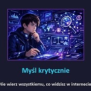 grafika przedstawiajaca chłopaka patrzacego na monitor komputera