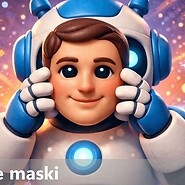 grafika przedstawiajaca twarz męzczyzny na tle robota